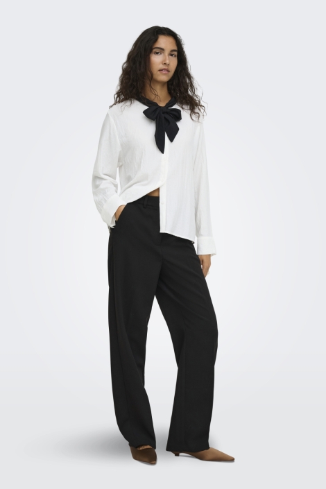 Jacqueline de Yong zwarte dames broek | Model
