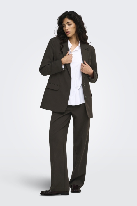 Jacqueline de Yong bruine dames broek | Model