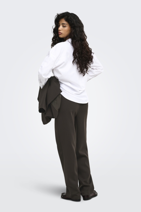 Jacqueline de Yong bruine dames broek | Model