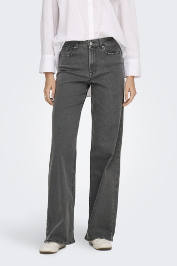 Only Jeans ONLSANNA HW WIDE DNM GUA OT 15326297 MEDIUM GREY DENIM