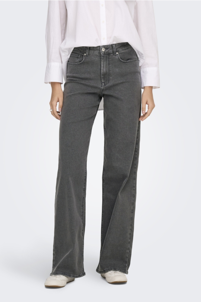Only grijze dames jeans | Model vooraanzicht