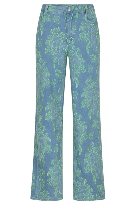 Studio Amaya blauwe dames jeans | Vooraanzicht