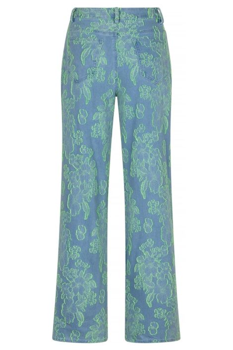 Studio Amaya blauwe dames jeans | Achteraanzicht