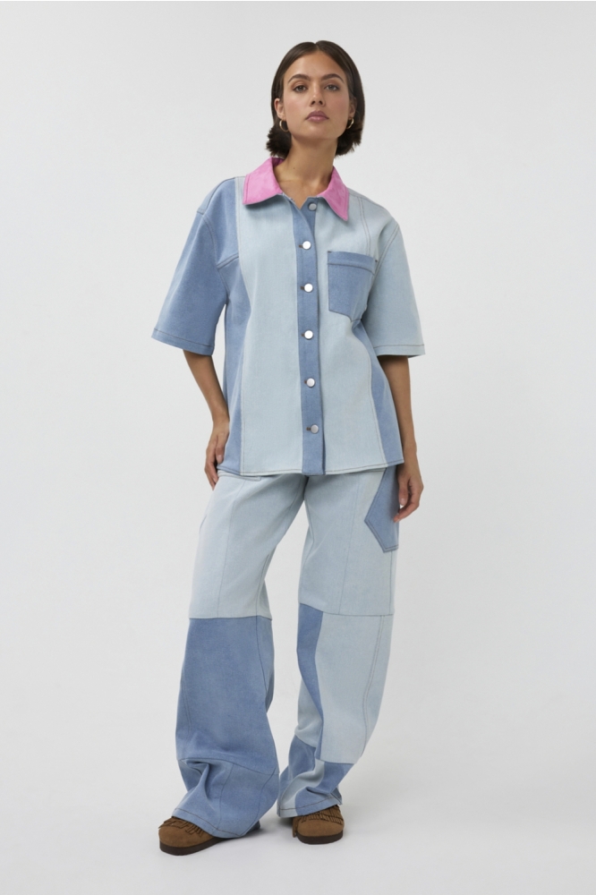 Studio Amaya blauwe dames jeans | Sfeerbeeld, In situatie