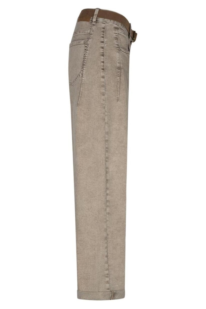 Red Button camel dames jeans | Zijaanzicht