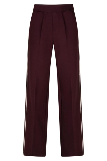 Red Button Broek COLETTE PUNTA PIPING SRB5071 BURGUNDY