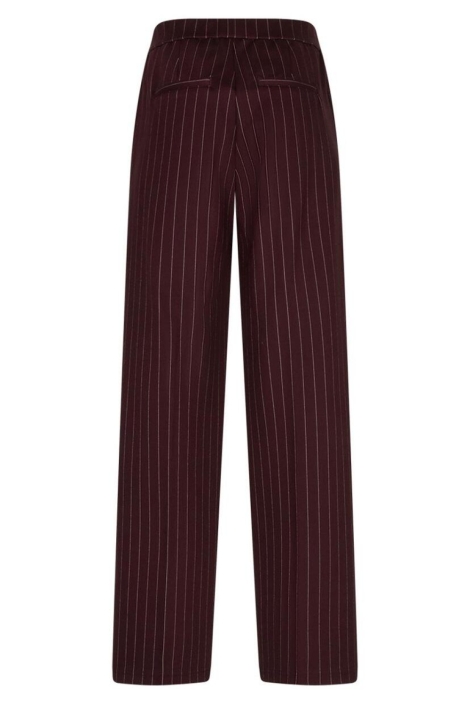 Red Button bordeaux dames broek | Achteraanzicht