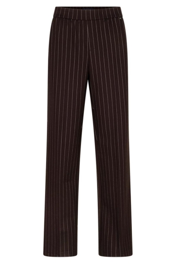 Red Button Broek COLETTE PUNTA PINSTRIPE L33 SRB5142 ESPRESSO