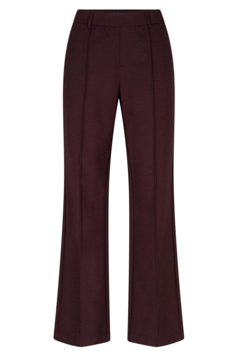 Red Button bordeaux dames broek | Vooraanzicht