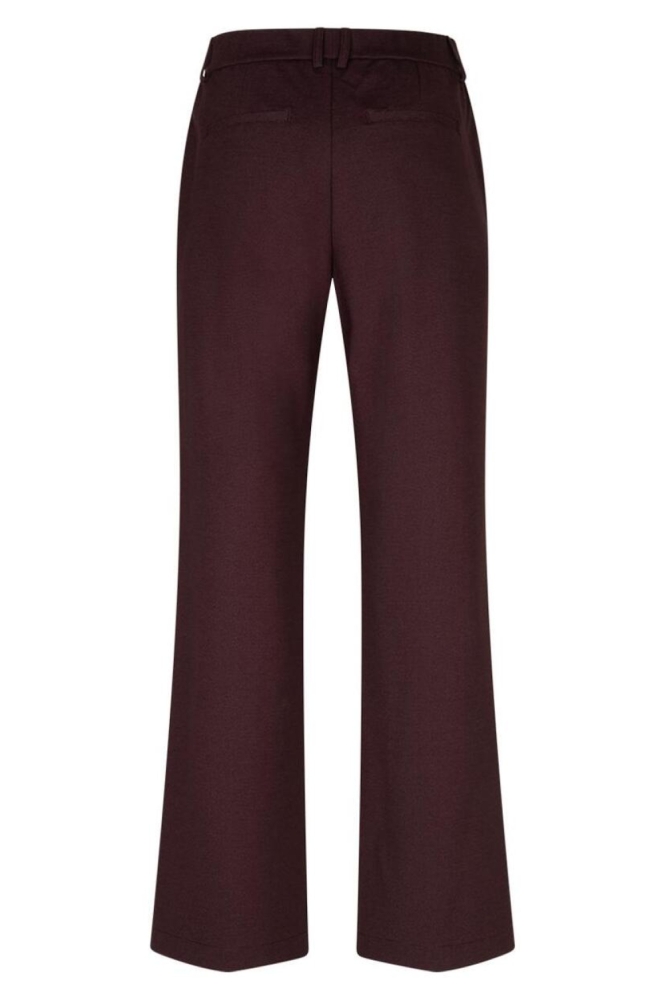 Red Button bordeaux dames broek | Achteraanzicht