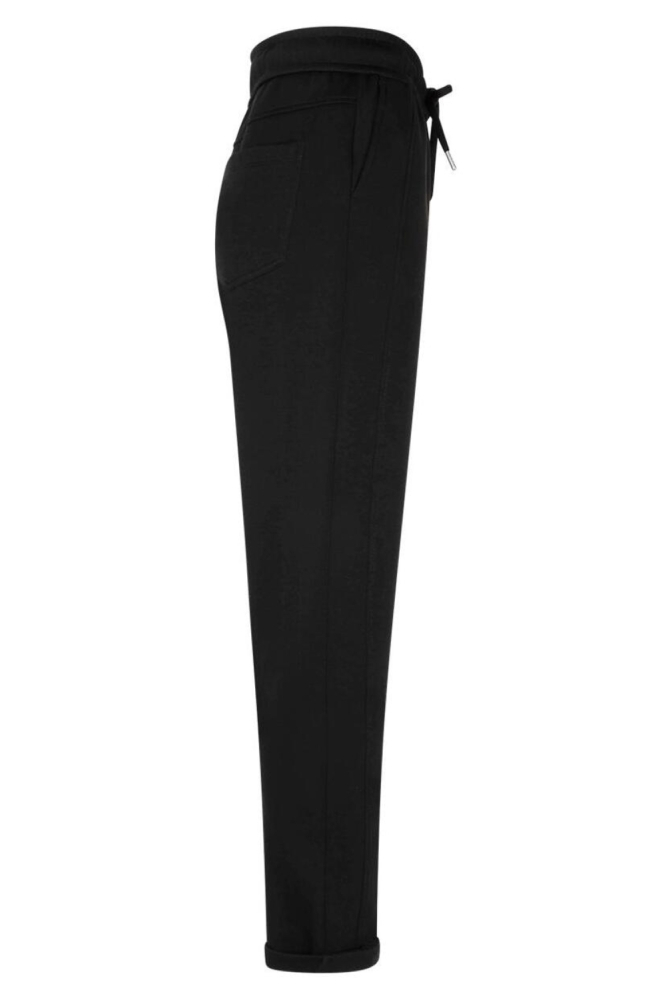 Red Button zwarte dames broek | Zijaanzicht