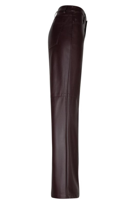 Red Button bordeaux dames broek | Zijaanzicht