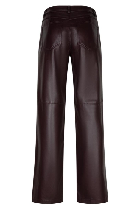 Red Button bordeaux dames broek | Achteraanzicht