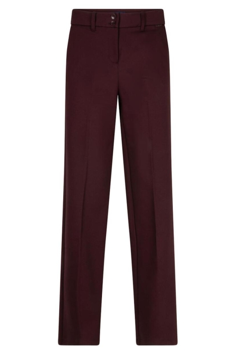 Red Button bordeaux dames broek | Vooraanzicht
