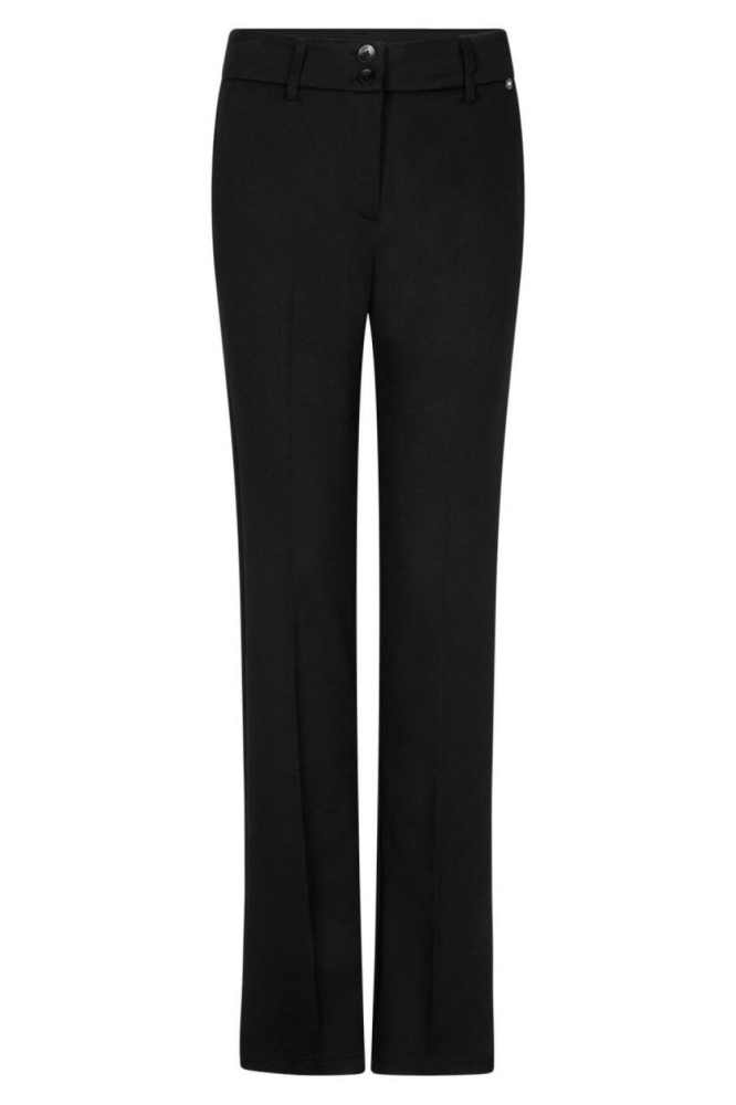 Red Button zwarte dames broek | Vooraanzicht