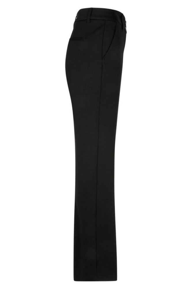 Red Button zwarte dames broek | Zijaanzicht