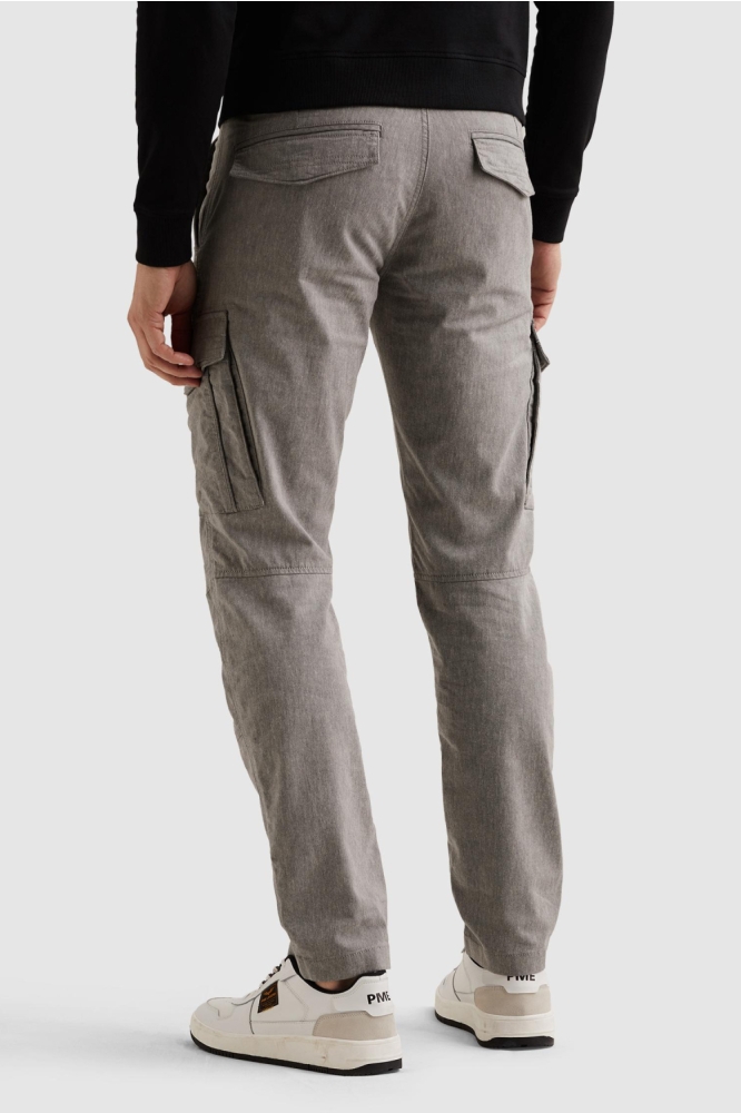 PME legend grijze heren broek | Model achteraanzicht