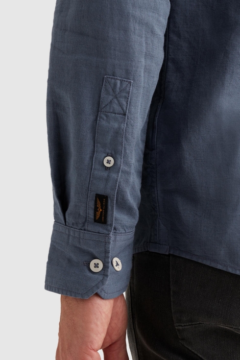 PME legend blauwe heren overhemd | Kleurstaal