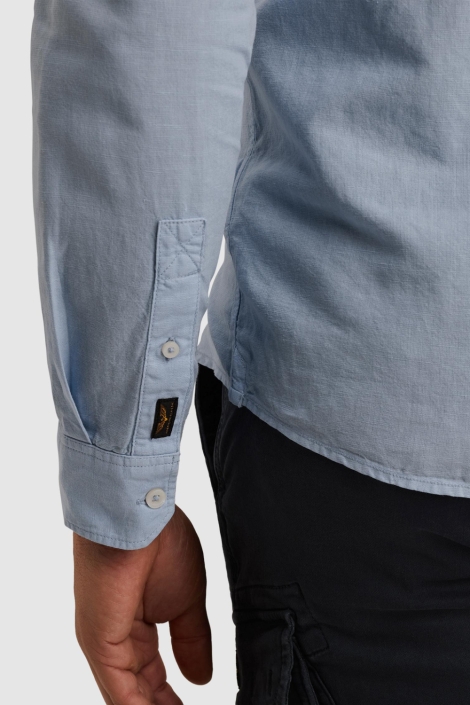 PME legend blauwe heren overhemd | Kleurstaal