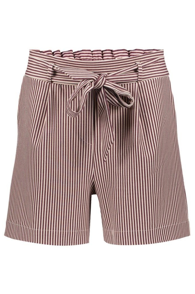 Geisha bordeaux dames korte broek | Vooraanzicht