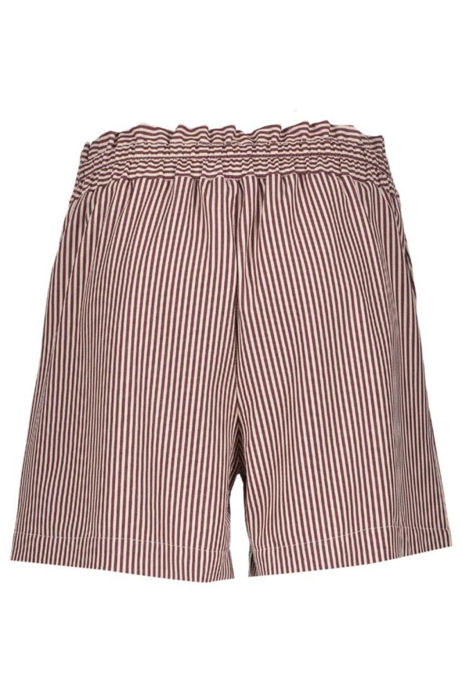 Geisha bordeaux dames korte broek | Achteraanzicht