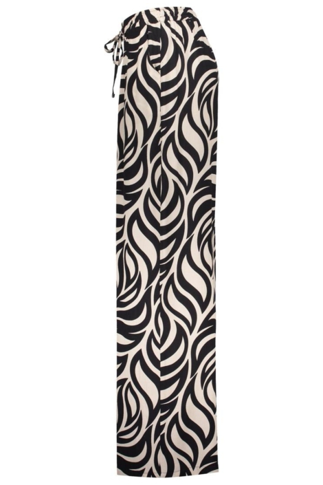 Geisha zwarte dames broek | Zijaanzicht