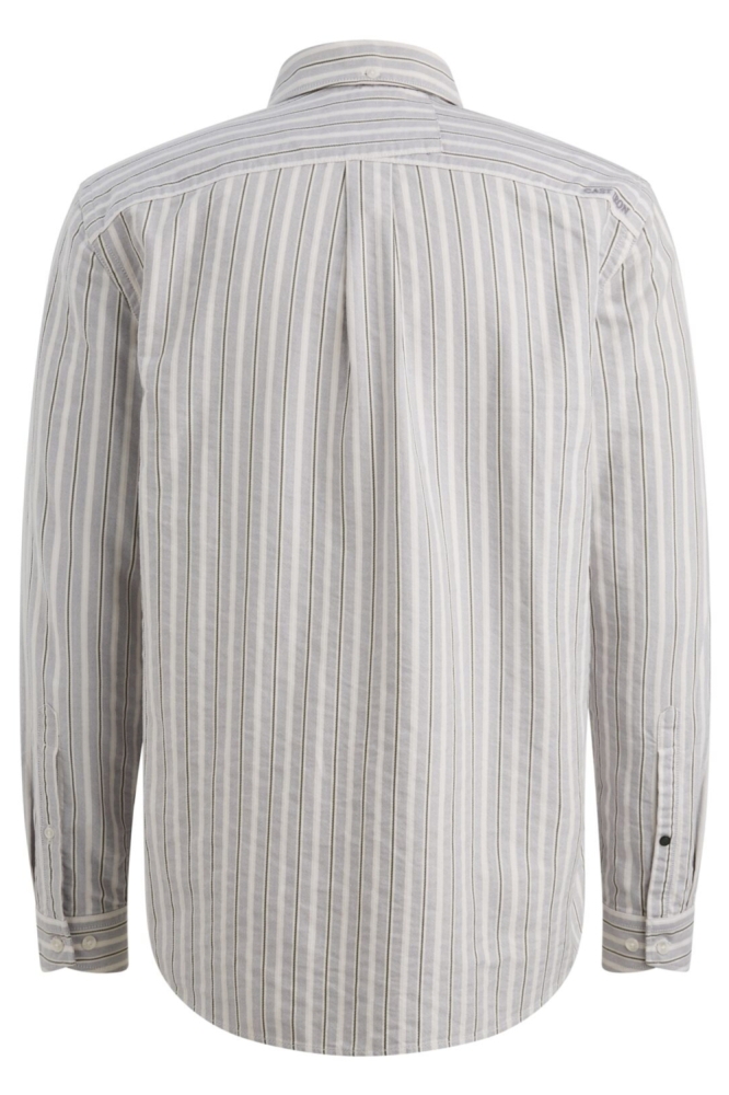 Cast Iron blauwe heren overhemd | Achteraanzicht