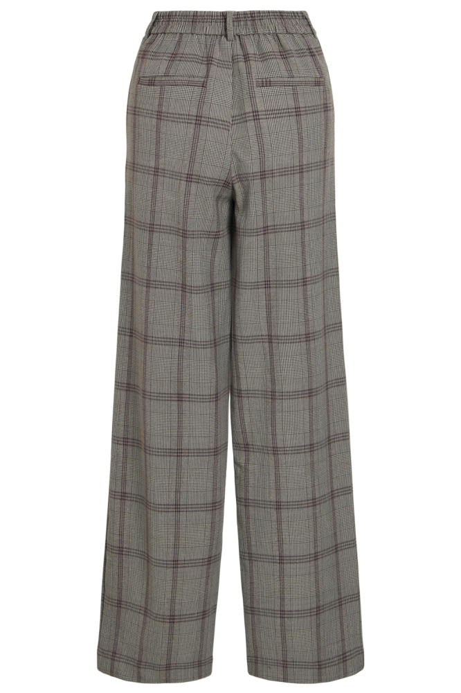 Vila grijze dames broek | Achteraanzicht