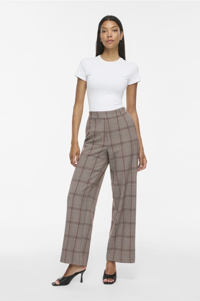 Vila grijze dames broek | Model