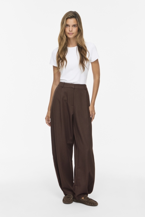 Vila bruine dames broek | Model