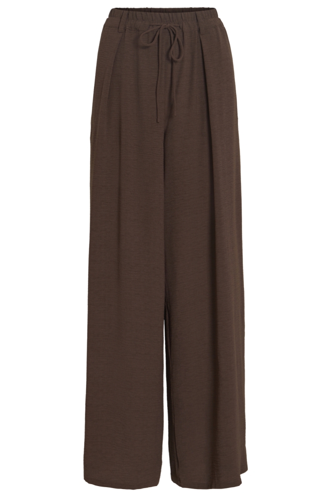 Vila bruine dames broek | Vooraanzicht