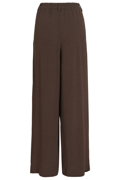 Vila bruine dames broek | Achteraanzicht