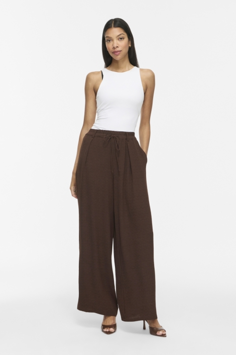 Vila bruine dames broek | Model