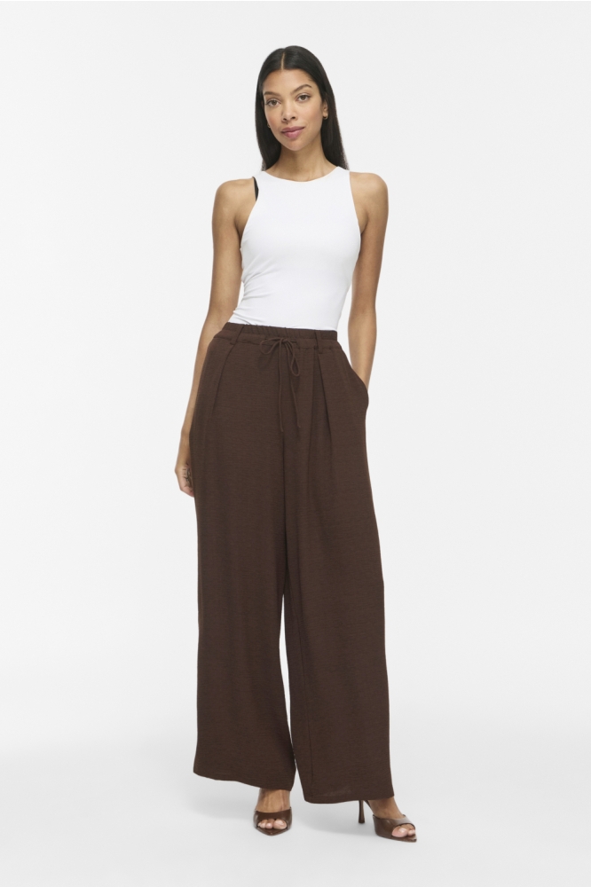 Vila bruine dames broek | Model