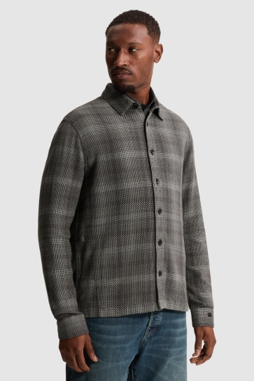 Cast Iron Overhemd MIDWEIGHT SHIRT WITH TEXTURED CHECK PATTERN CSI2609224 9167