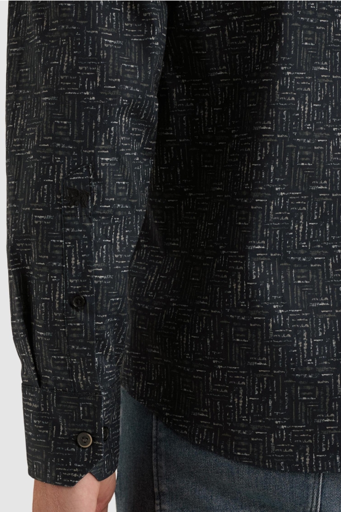 Vanguard blauwe heren overhemd | Close up