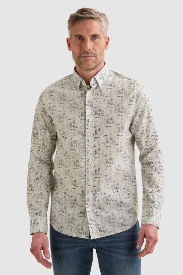 Vanguard Overhemd OVERHEMD VAN POPLIN MET STRECHT EN ALLOVER PRINT VSI2608204 7004