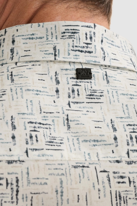 Vanguard witte heren overhemd | Close up