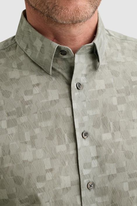 Vanguard groene heren overhemd | Close up
