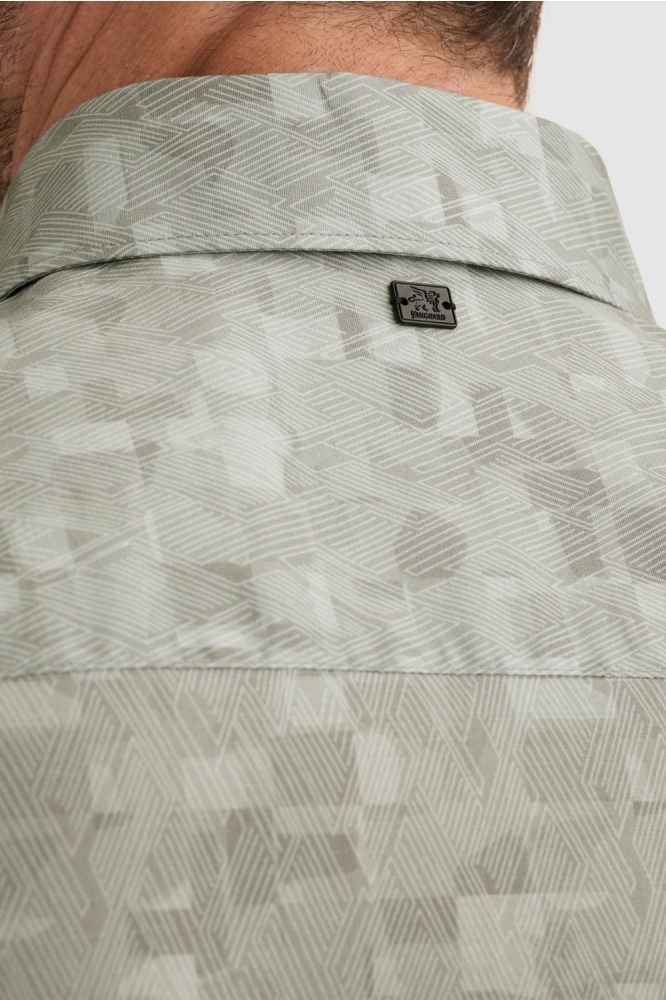 Vanguard groene heren overhemd | Close up
