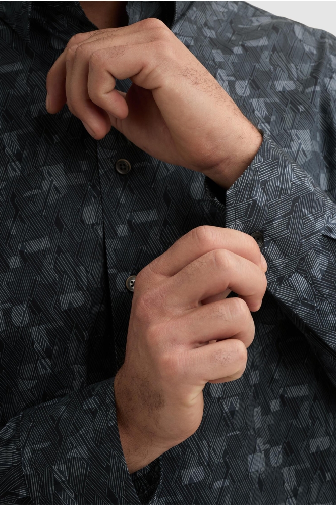 Vanguard blauwe heren overhemd | Close up