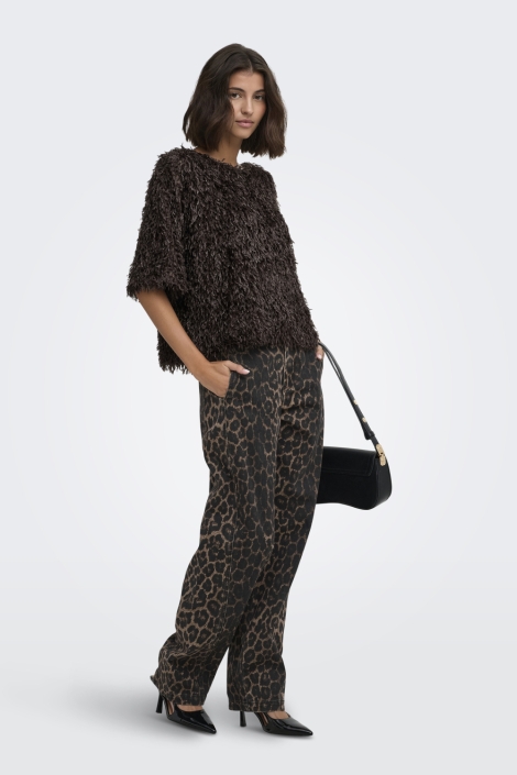 Jacqueline de Yong camel dames jeans | Model