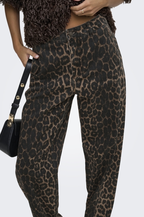 Jacqueline de Yong camel dames jeans | Close up
