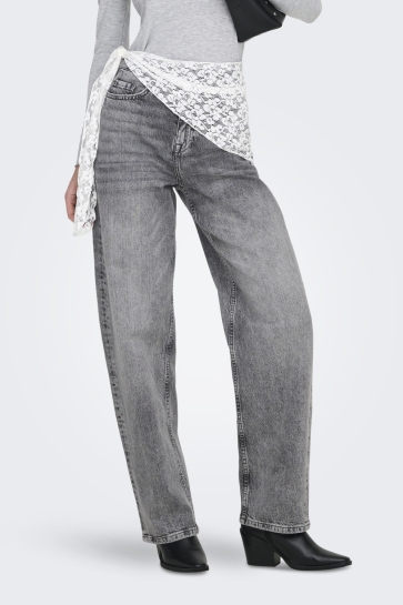 Jacqueline de Yong Jeans JDYBAILEY HW BARREL JEANS MG DNM 15379792 Medium Grey Denim