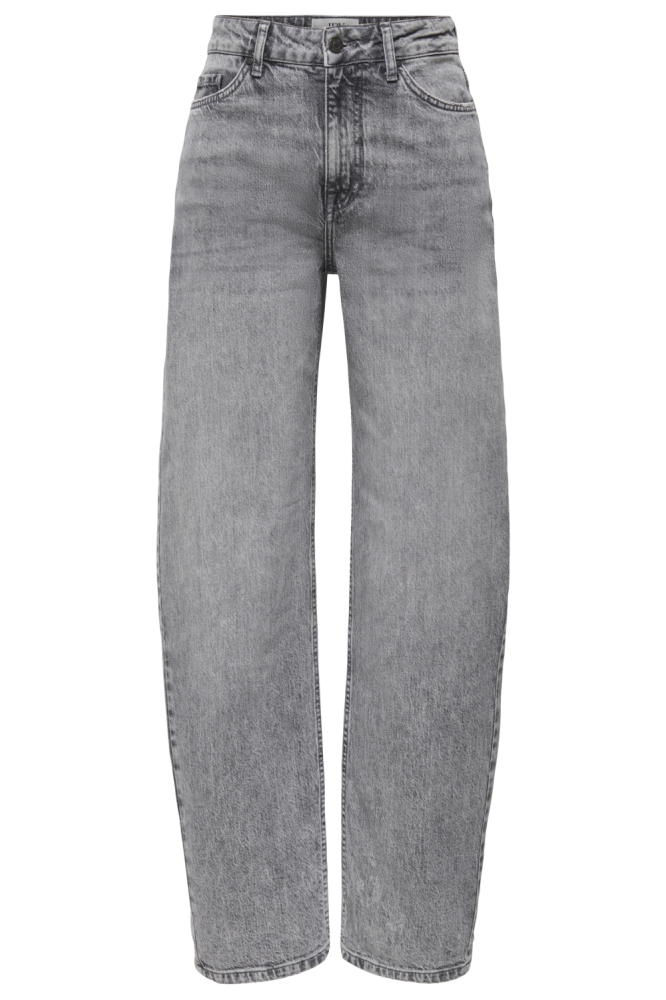 Jacqueline de Yong grijze dames jeans | Vooraanzicht