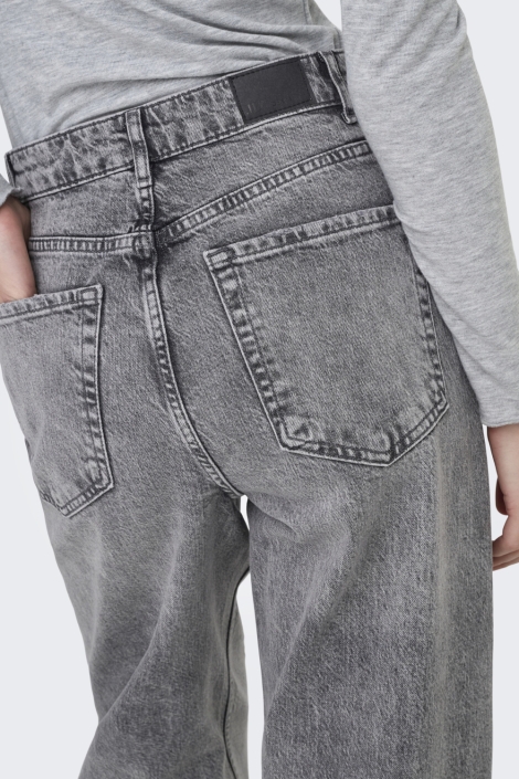 Jacqueline de Yong grijze dames jeans | Close up