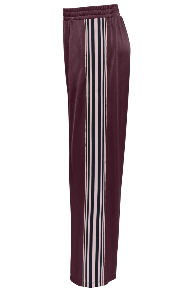 Only bordeaux dames broek | Zijaanzicht