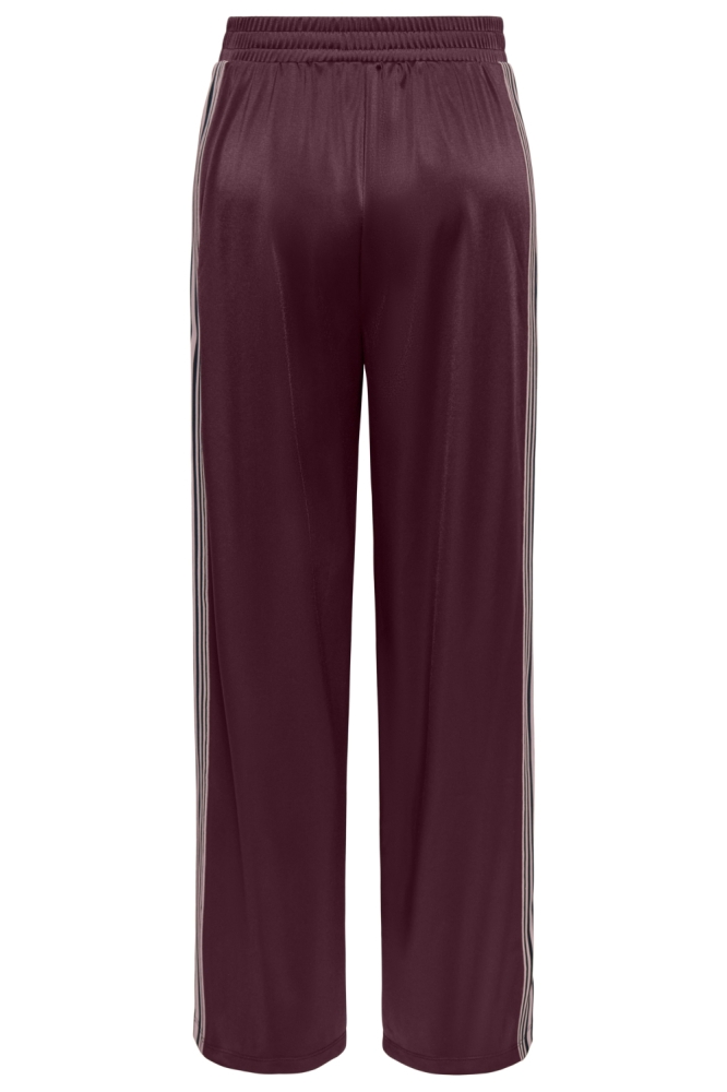 Only bordeaux dames broek | Achteraanzicht