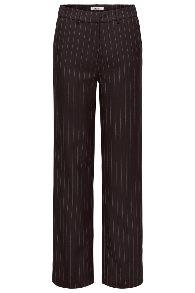 Only bruine dames broek | Vooraanzicht