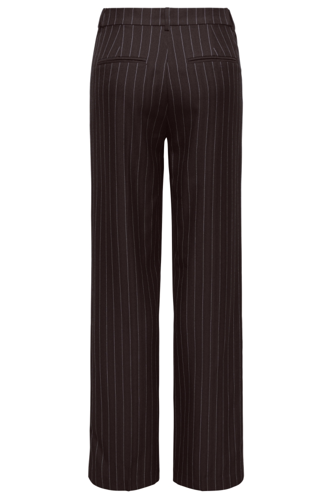 Only bruine dames broek | Achteraanzicht